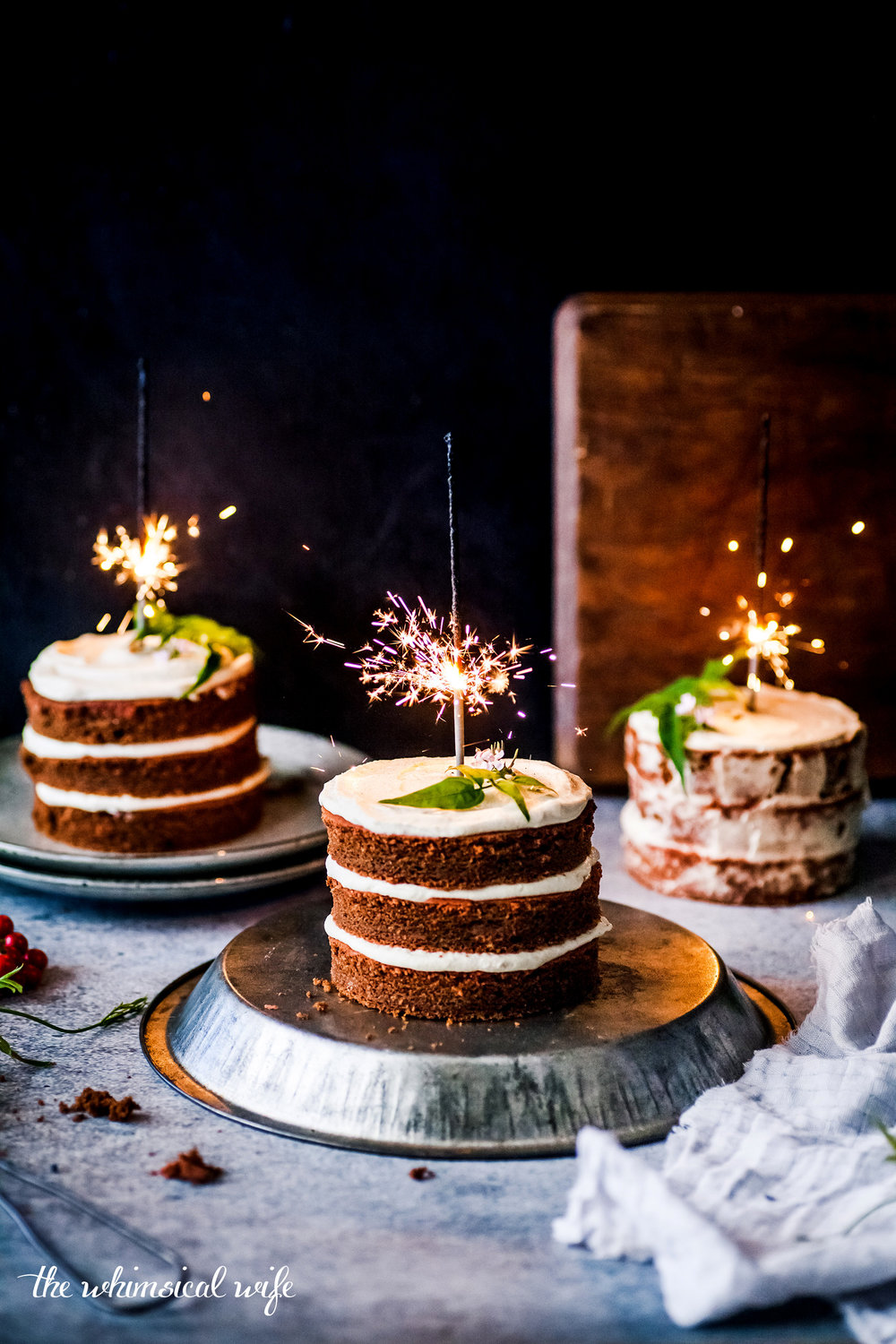 30 Cakes In 30 Days | 6. Mini Red Velvet Cakes {DF, GF, Egg Free} | The Whimsical Wife